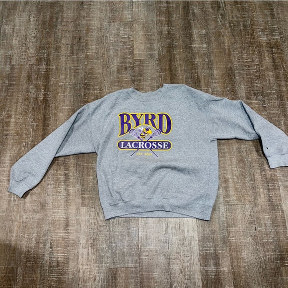 Vintage Byrd Lacrosse Men’s Crewneck - Picture 1 of 3
